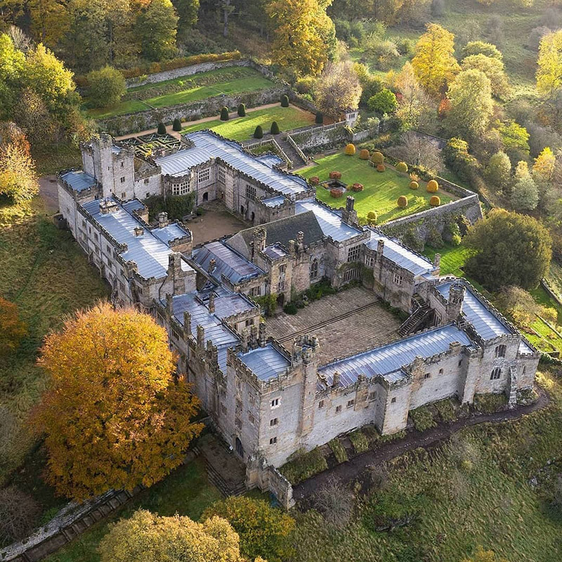 Haddon Hall aerial