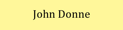 John Donne title