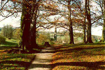  path to Edensor village 